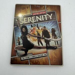 Serenity (Blu-ray/DVD, 2013, 2-Disc Set) Limited Edition Steelbook Firefly Movie